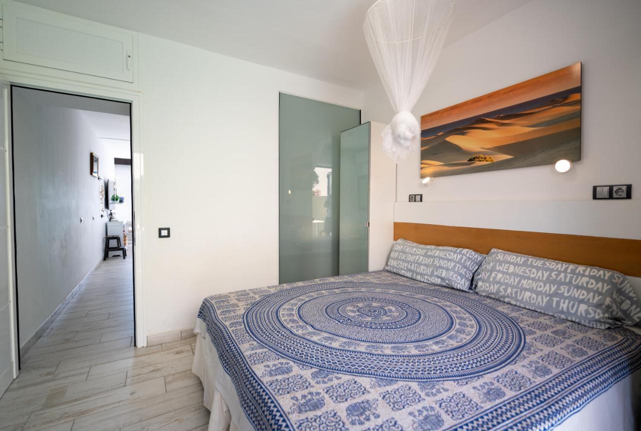 Apartamentos Playa Feliz 普拉亚戴尔雷安格莱斯 外观 照片