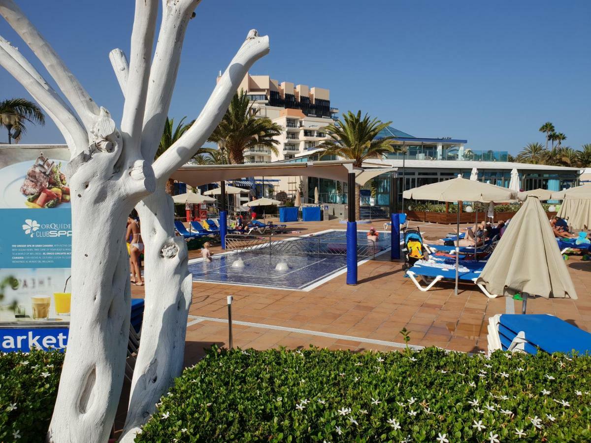 Apartamentos Playa Feliz 普拉亚戴尔雷安格莱斯 外观 照片
